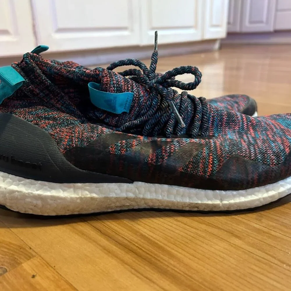 adidas UltraBoost Mid Multicolor Solid Knit Sneakers Men's Size 13